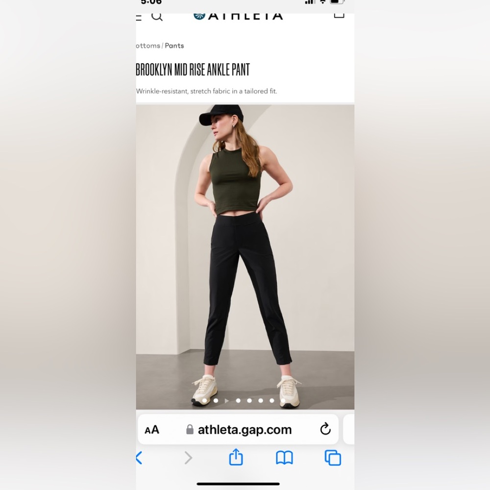 Athleta BROOKLYN ANKLE PANT NWT - Picture 6 of 8